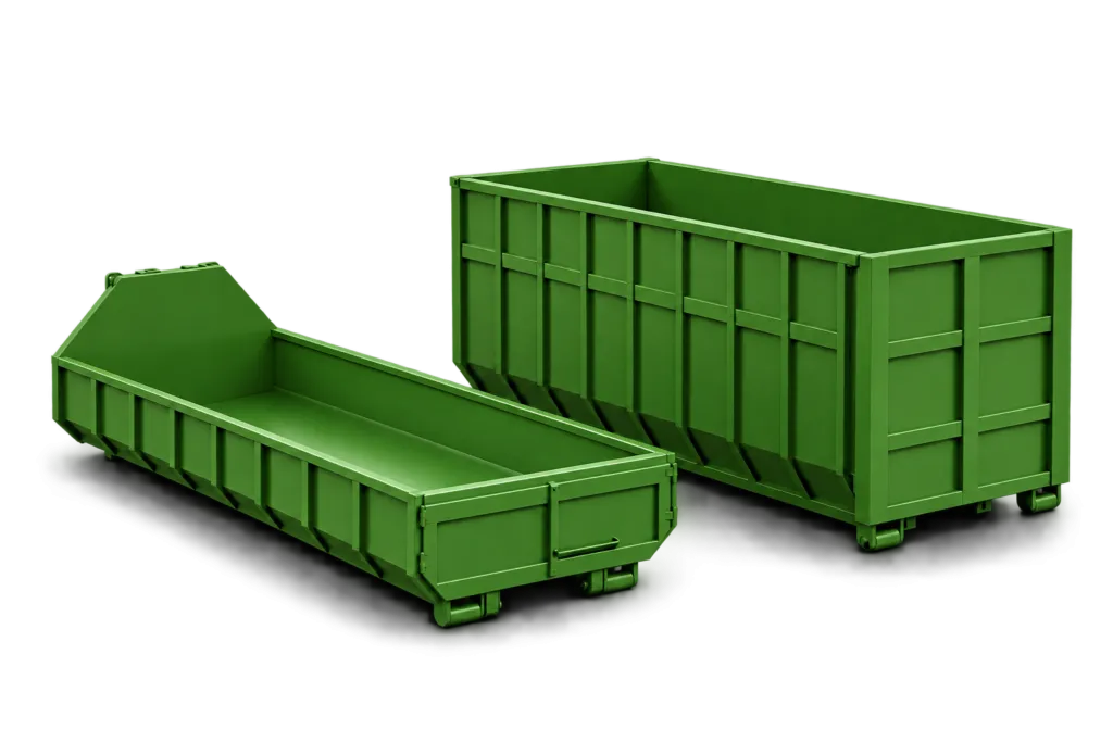 zwei Abrollcontainer