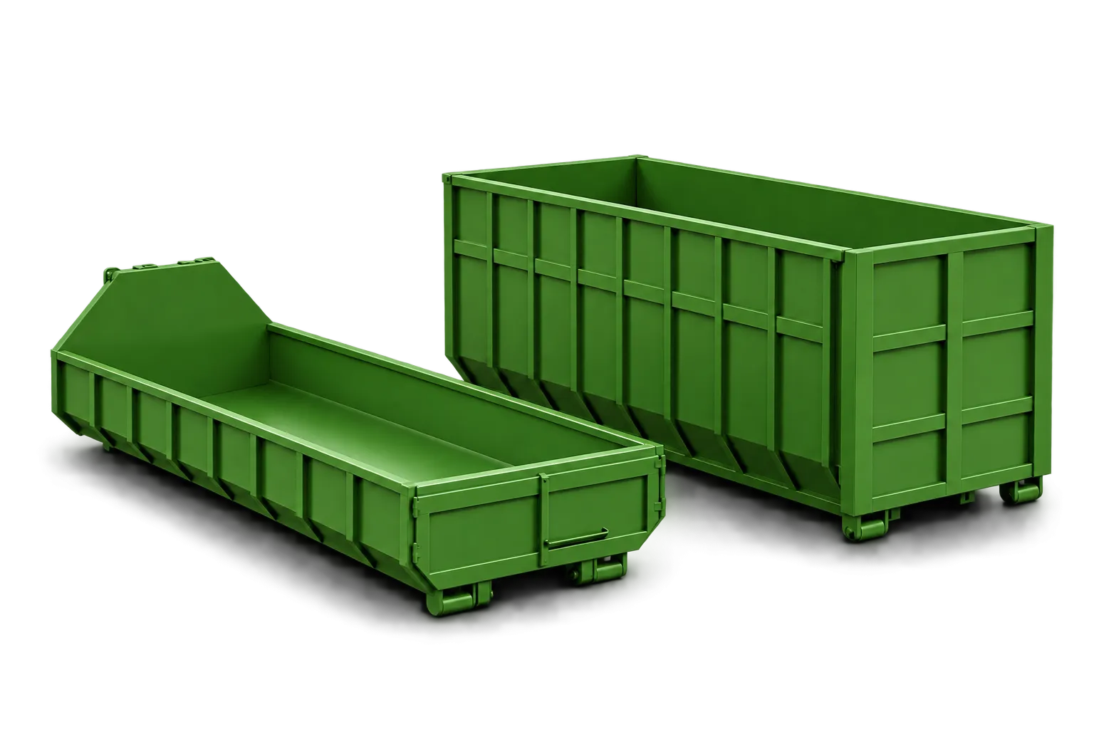 zwei Abrollcontainer